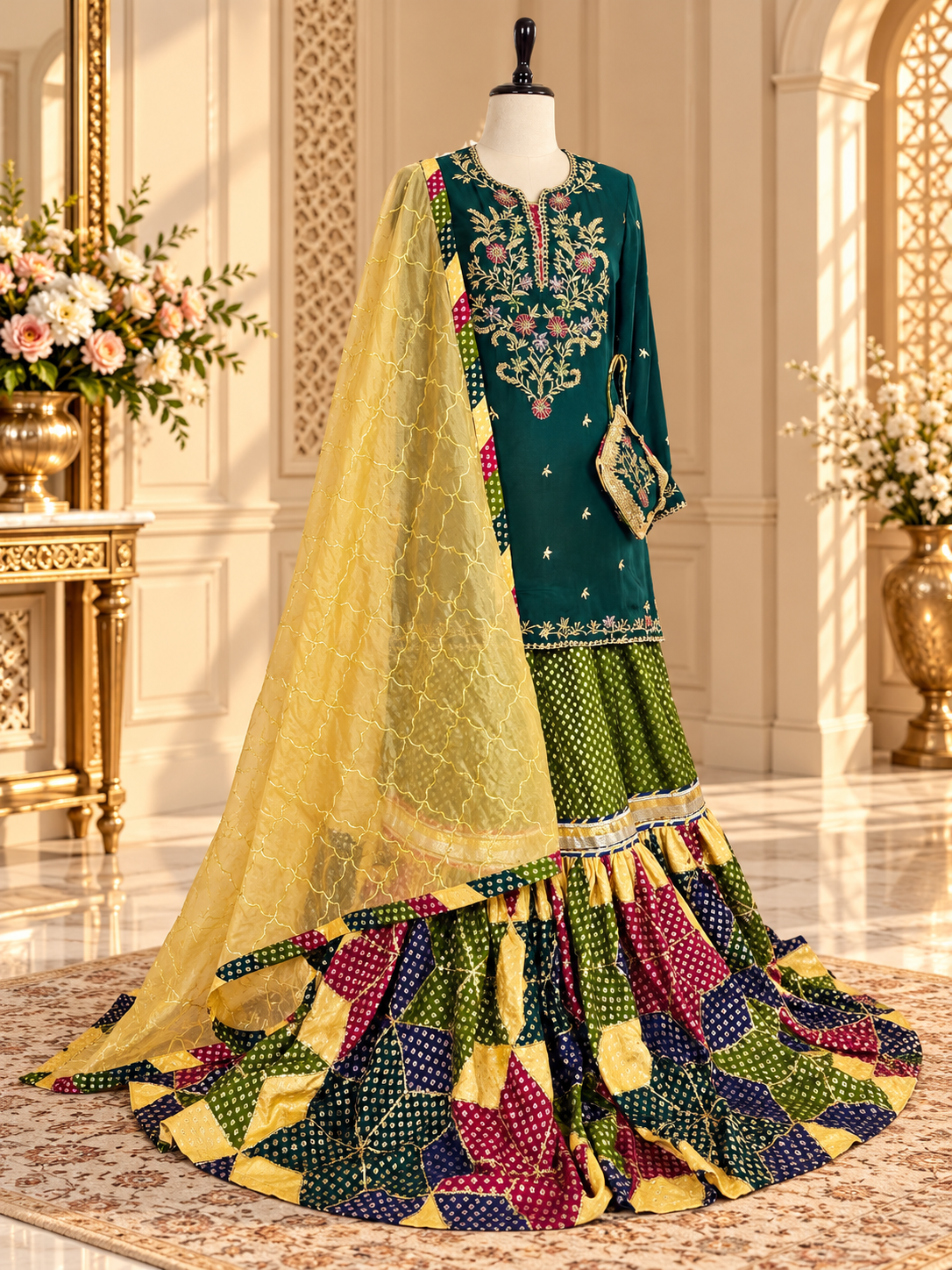 Rangsaaz Gharara Set